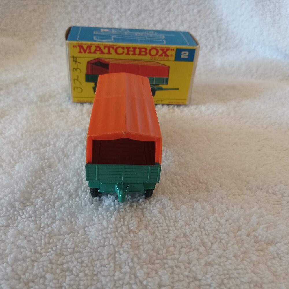 Vintage Lensey Matchbox Mercedes Trailer 2-D plus Box - Picture 7 of 12